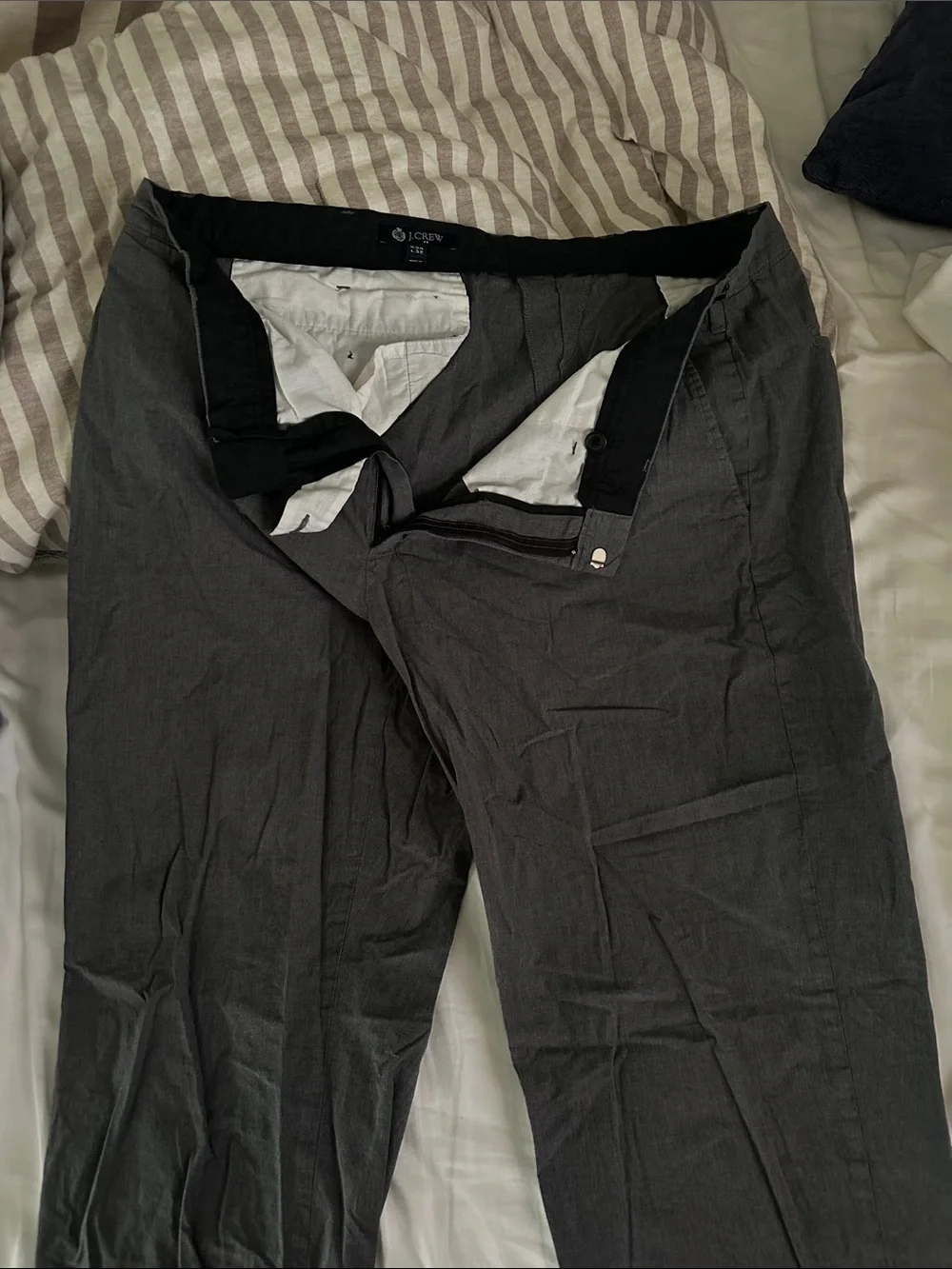 J. Crew Men's Dark Gray Dress Pants